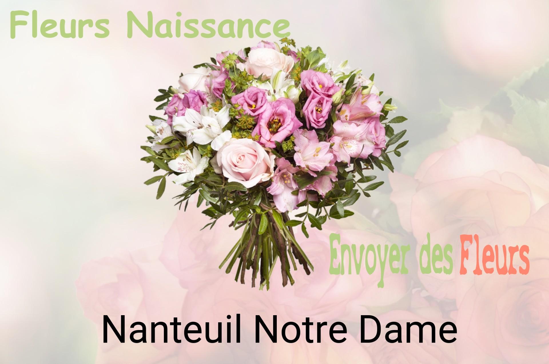 Bouquet de fleurs de naissance livré à Nanteuil-Notre-Dame